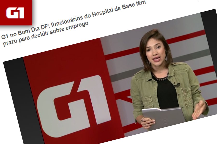 G1 no Bom Dia DF: funcionários do Hospital de Base têm prazo para decidir sobre emprego | SindSaúde-DF Notícias G1 no Bom Dia DF: funcionários do Hospital de Base têm prazo para decidir sobre emprego | SindSaúde-DF Notícias