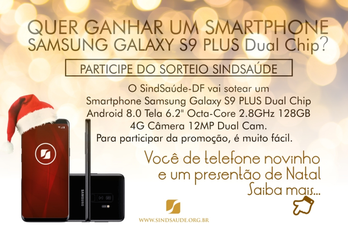 Sorteio Smartphone Samsung Galaxy S9 PLUS