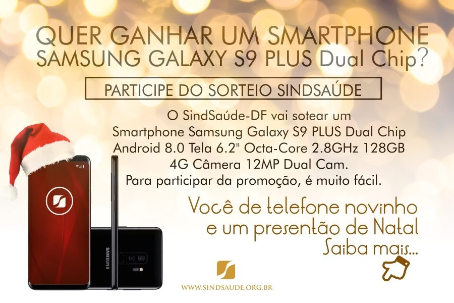 Sorteio Smartphone Samsung Galaxy S9 PLUS